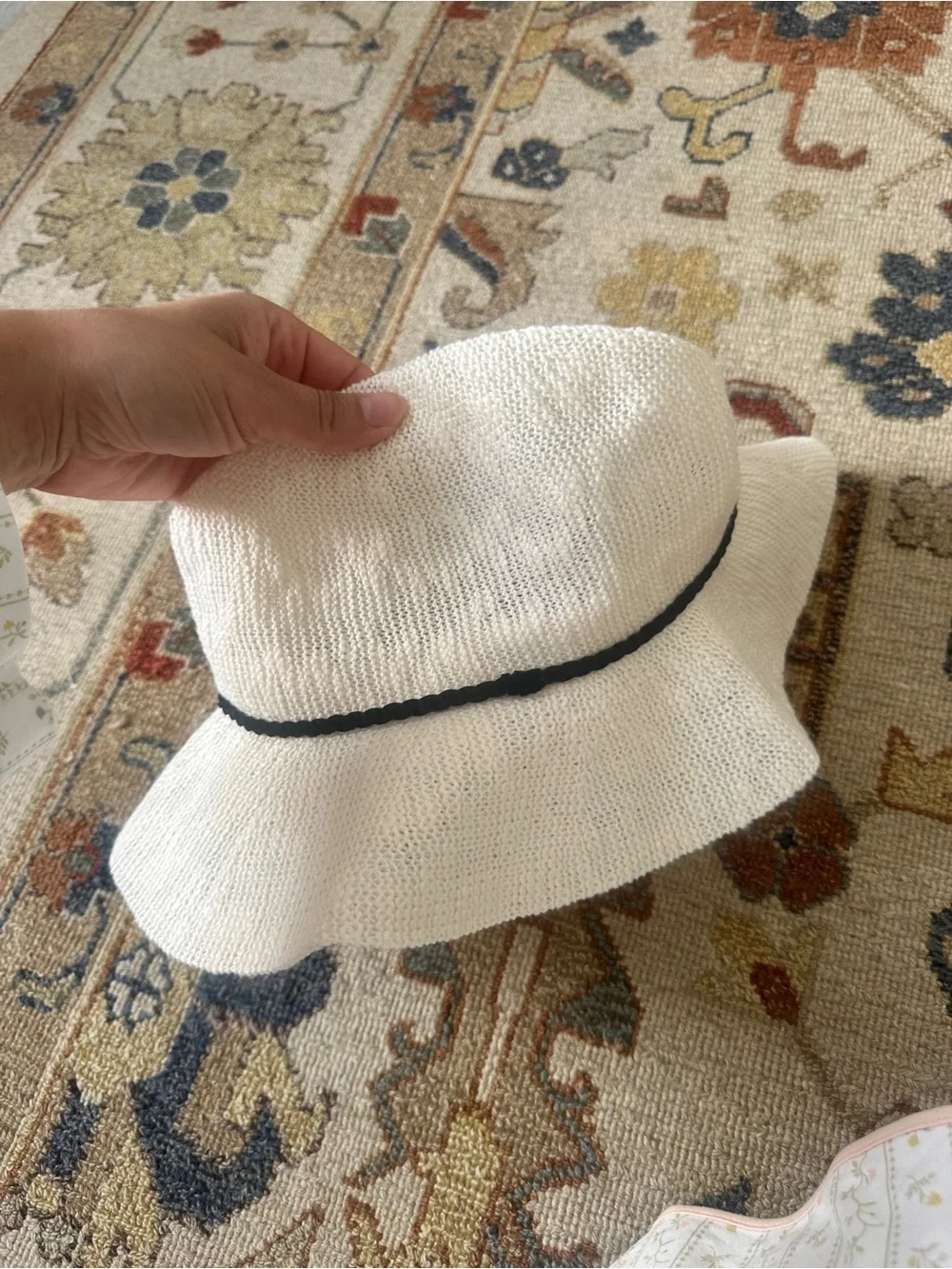 Rachel Zoe Cream Hat